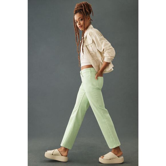 Pilcro The Yaya Mid-Rise Crop Flare Jeans - New 34P - Picture 6 of 7